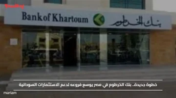 خطوة جديدة.. بنك الخرطوم في مصر يوسع فروعه لدعم الاستثمارات السودانية